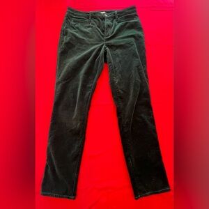 Lands End Green Velvet Pants, size 14